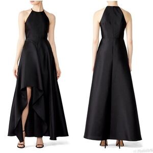 Badgley Mischka Black Sculptural Gown